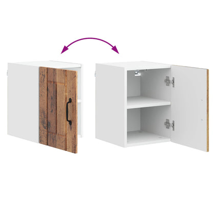 vidaXL Küchenschrank 2 pcs Altholz 30 x 31 x 40 cm Holzwerkstoff
