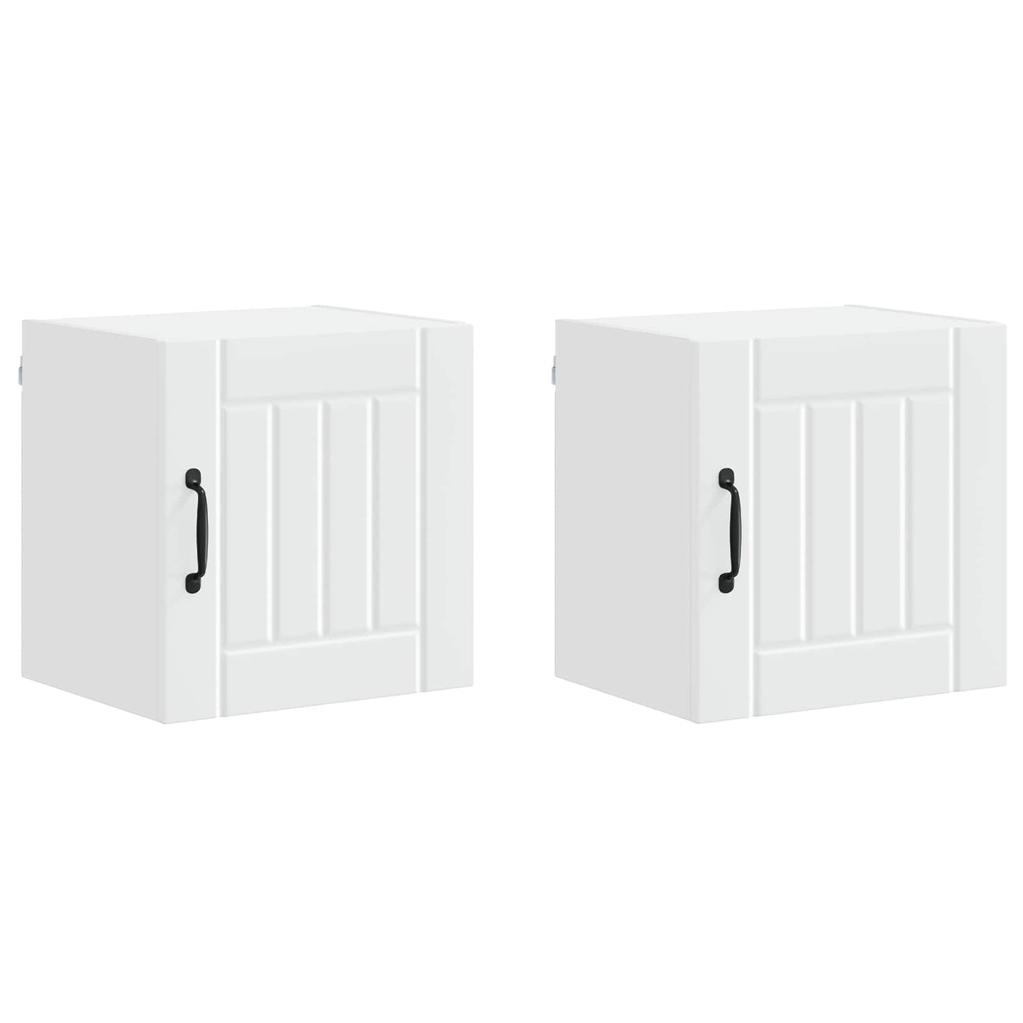vidaXL Küchenschrank 2 pcs Weiß 40 x 31 x 40 cm Holzwerkstoff
