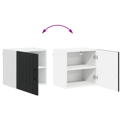 vidaXL Küchenschrank Schwarz 40 x 31 x 40 cm Holzwerkstoff