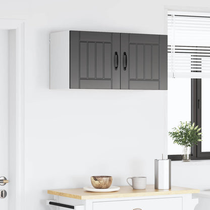 vidaXL Küchenschrank 2 pcs Schwarz 40 x 31 x 40 cm Holzwerkstoff