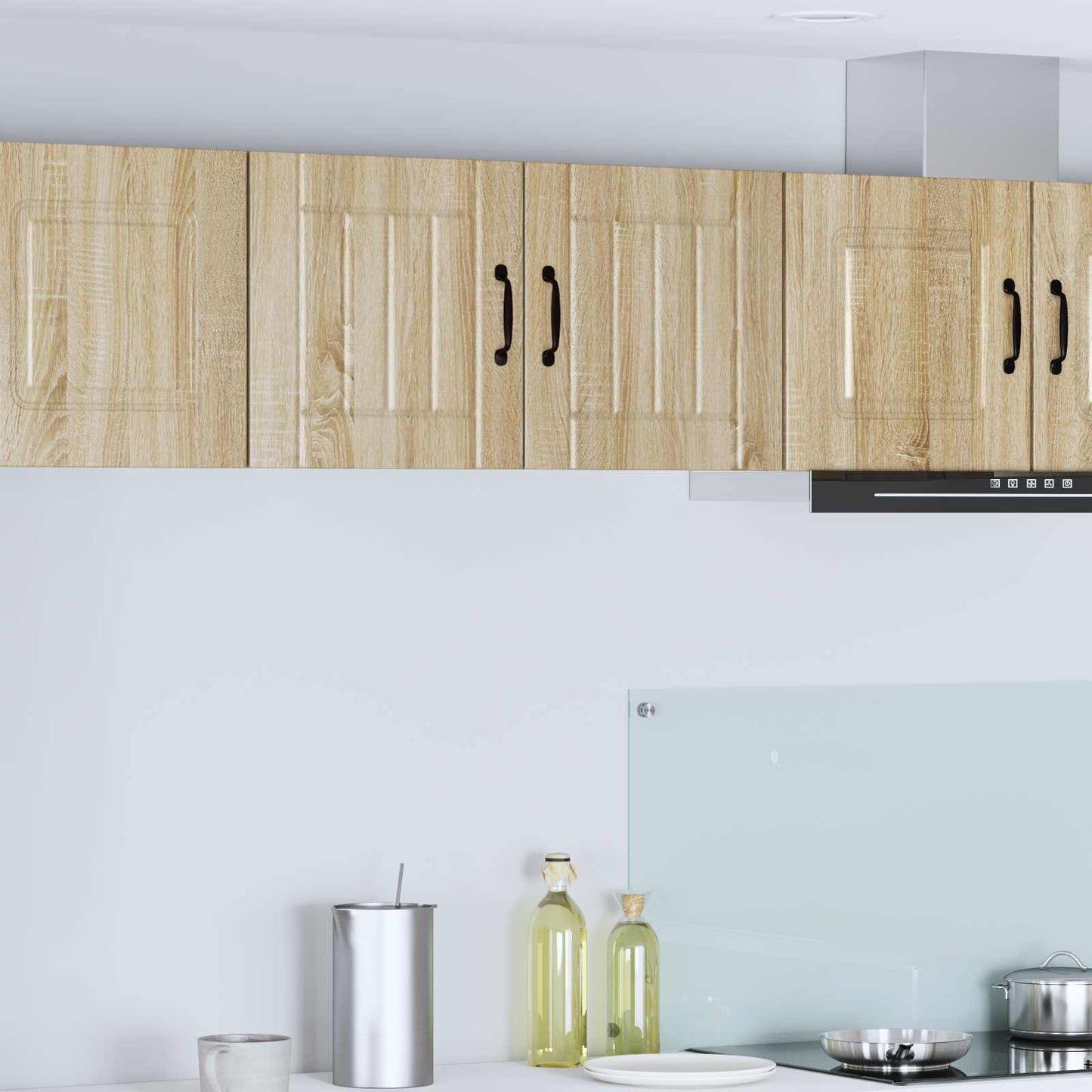 vidaXL Küchenschrank 2 pcs Sonoma-Eiche 40 x 31 x 40 cm Holzwerkstoff