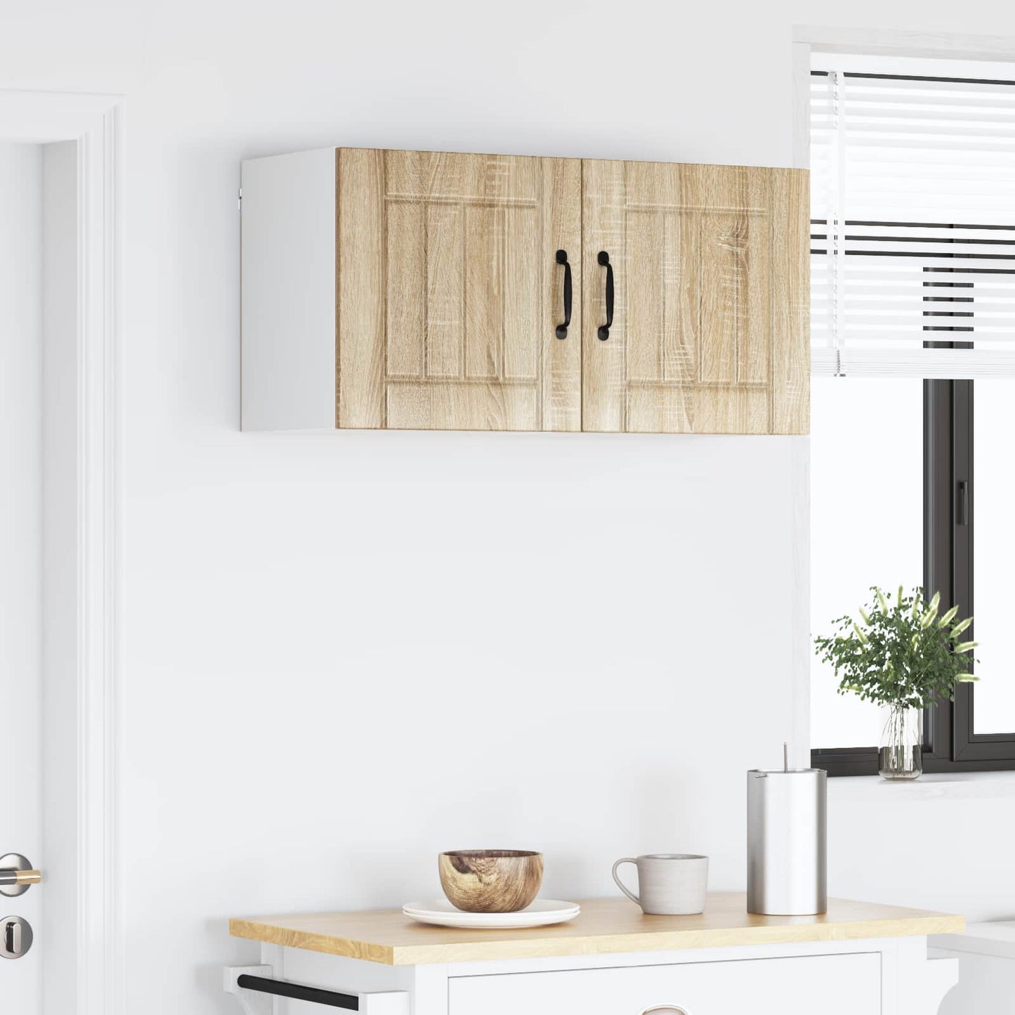vidaXL Küchenschrank 2 pcs Sonoma-Eiche 40 x 31 x 40 cm Holzwerkstoff