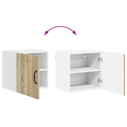 vidaXL Küchenschrank 2 pcs Sonoma-Eiche 40 x 31 x 40 cm Holzwerkstoff