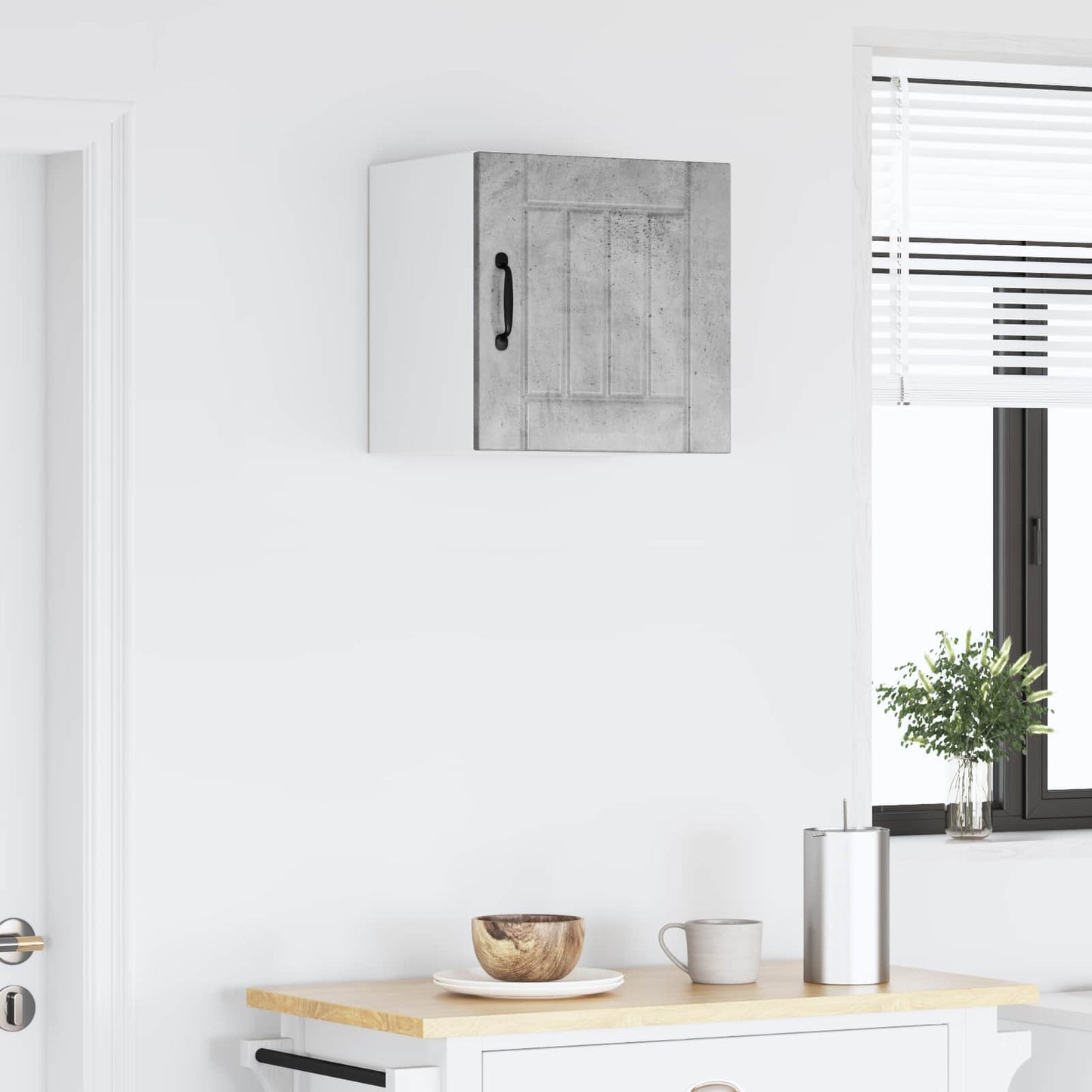 vidaXL Küchenschrank Lucca Beton Grau 40 x 31 x 40 cm Holzwerkstoff