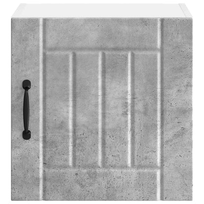 vidaXL Küchenschrank Lucca 2 pcs Beton Grau 40 x 31 x 40 cm