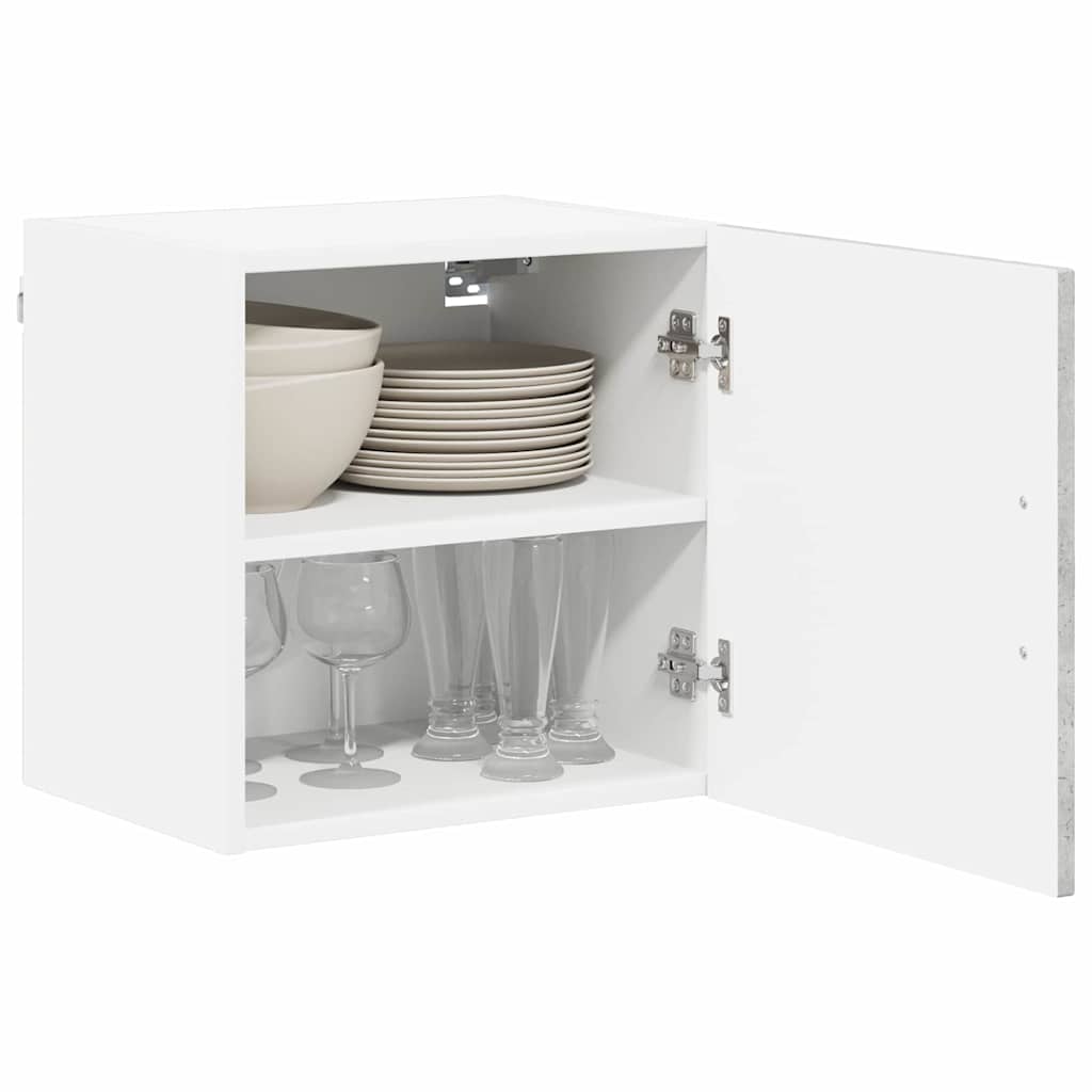 vidaXL Küchenschrank Lucca 2 pcs Beton Grau 40 x 31 x 40 cm