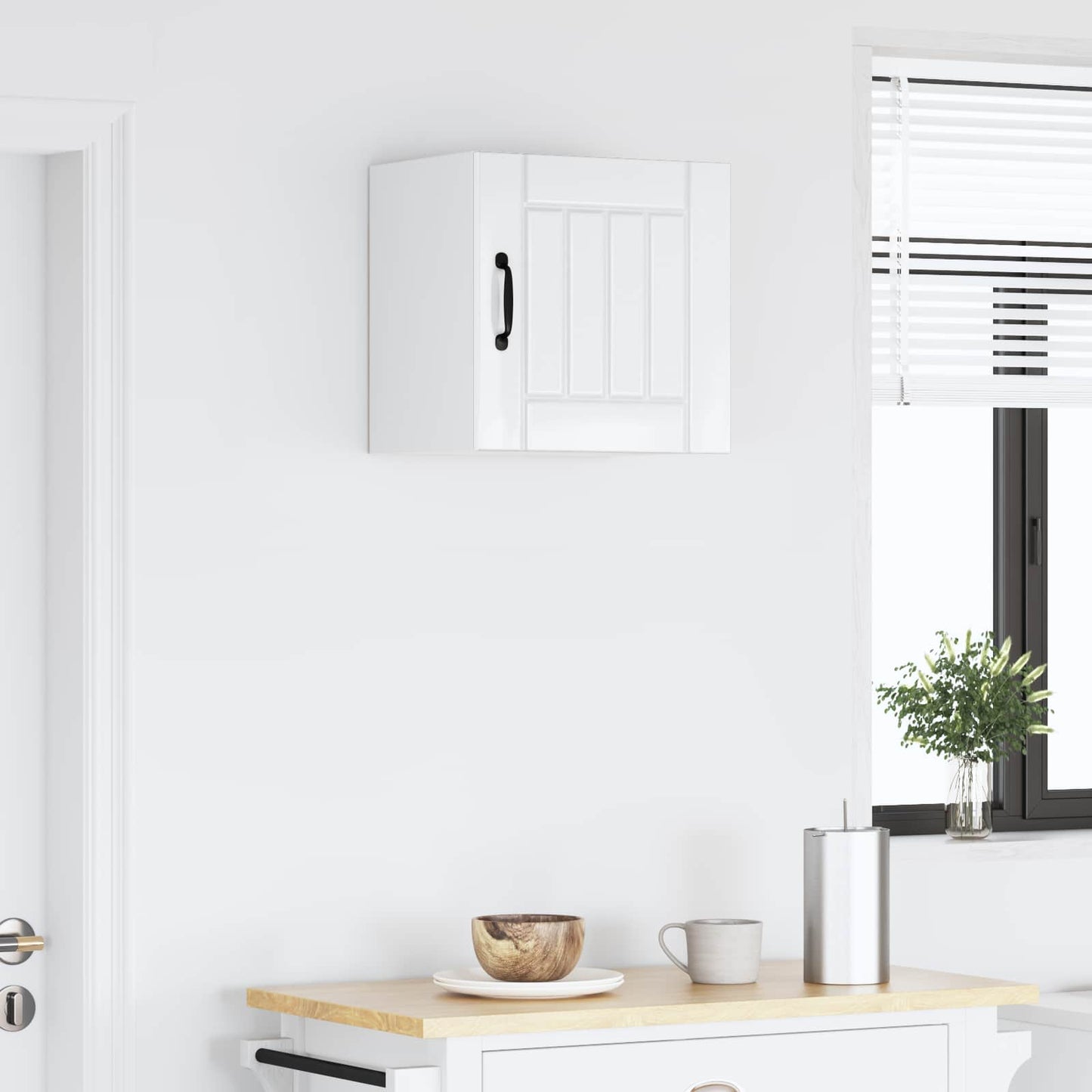 vidaXL Küchenschrank Hochglanz Weiß 40 x 31 x 40 cm Holzwerkstoff