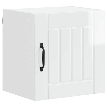vidaXL Küchenschrank 2 pcs Hochglanz Weiß 40 x 31 x 40 cm