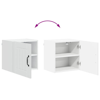 vidaXL Küchenschrank 2 pcs Hochglanz Weiß 40 x 31 x 40 cm