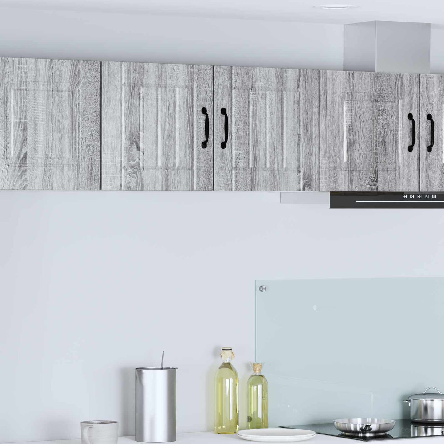 vidaXL Küchenschrank 2 pcs Graues Sonoma 40 x 31 x 40 cm Holzwerkstoff