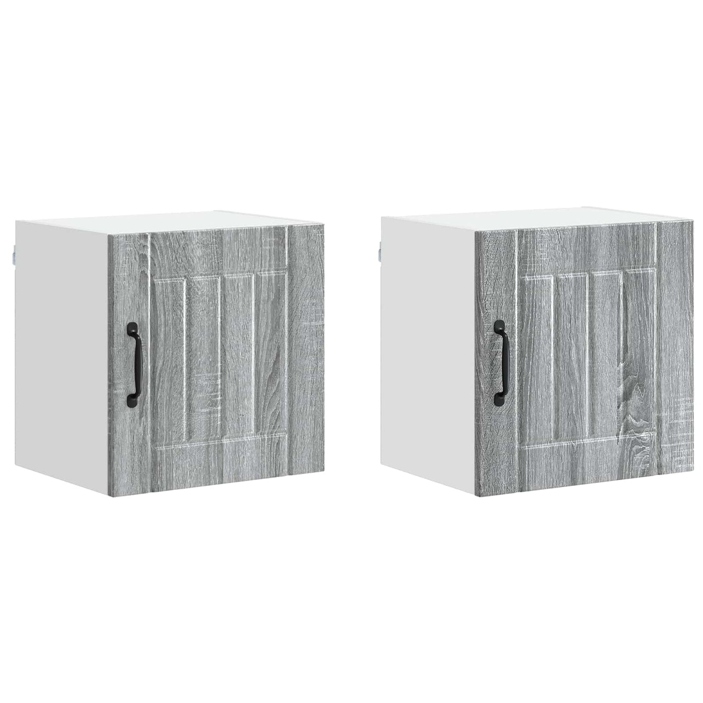 vidaXL Küchenschrank 2 pcs Graues Sonoma 40 x 31 x 40 cm Holzwerkstoff