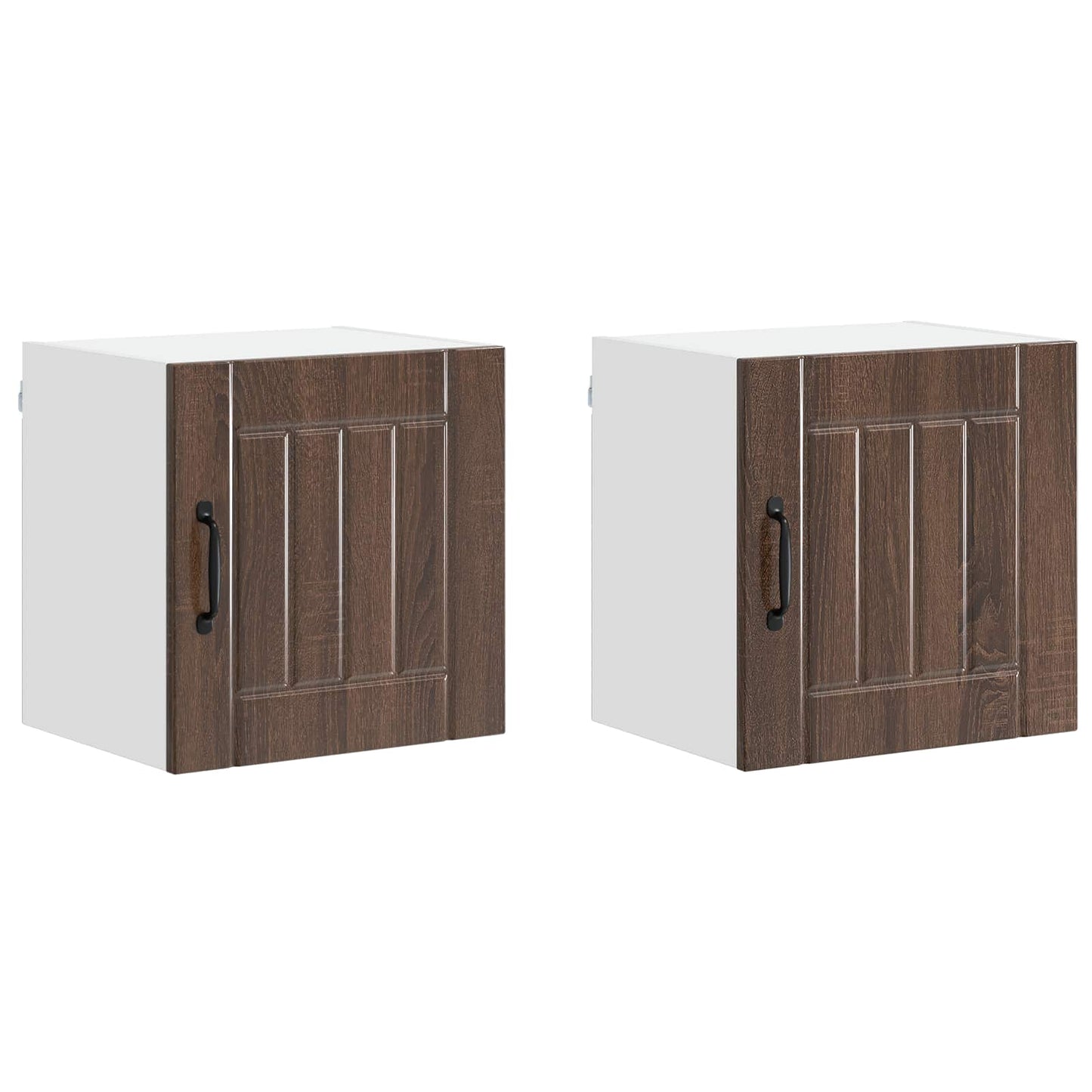 Küchenschrank 2 pcs Braun Eichen-Optik 40 x 31 x 40 cm