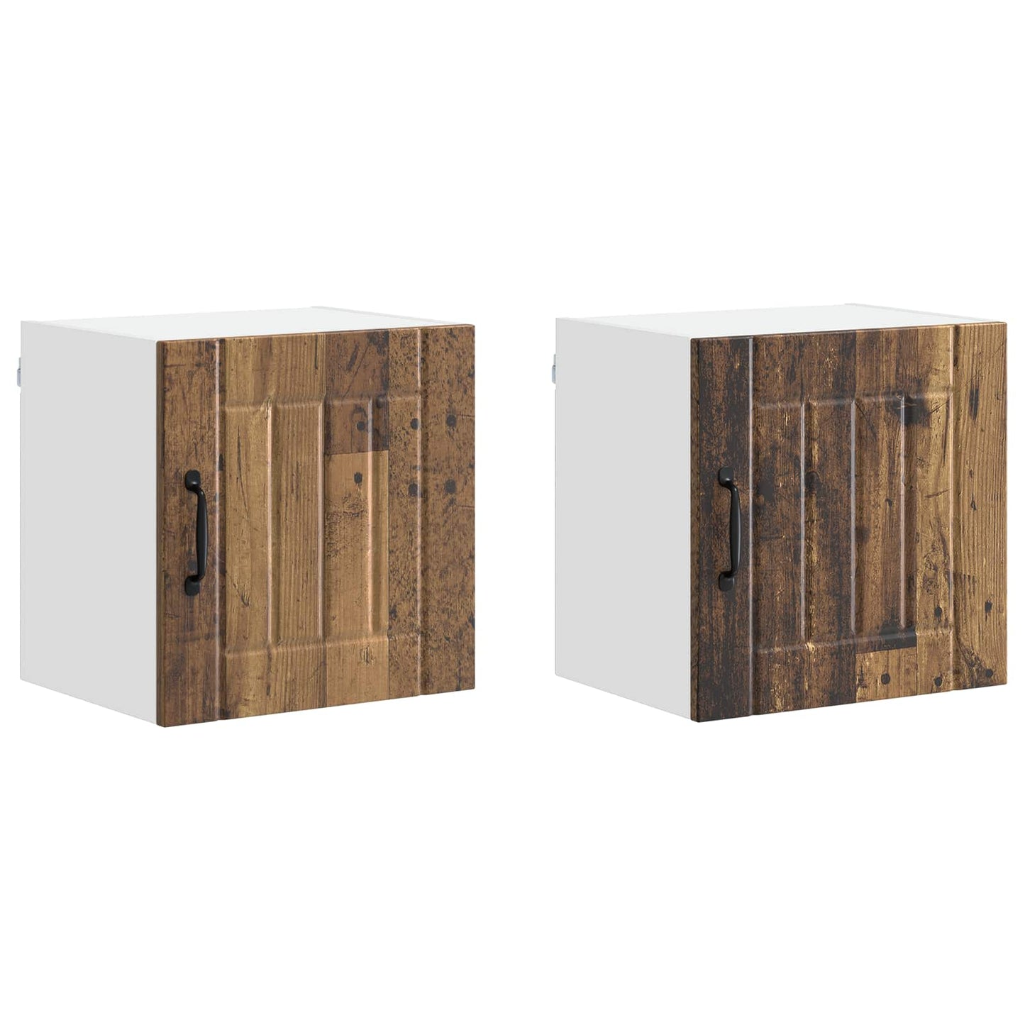 vidaXL Küchenschrank 2 pcs Altholz 40 x 31 x 40 cm Holzwerkstoff