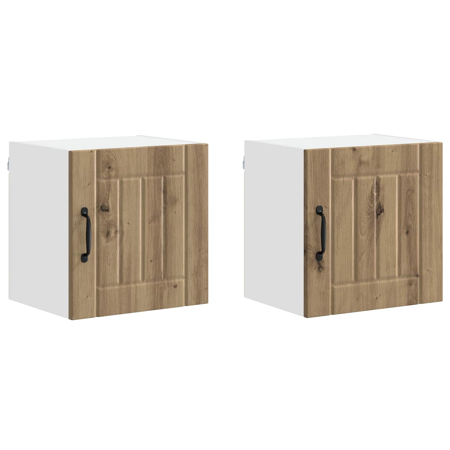 Küchenschrank 2 pcs Artisan-Eiche 40 x 31 x 40 cm Holzwerkstoff