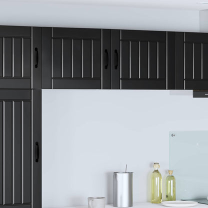 vidaXL Küchenschrank 2 pcs Schwarz 50 x 31 x 40 cm Holzwerkstoff