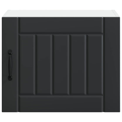 vidaXL Küchenschrank 2 pcs Schwarz 50 x 31 x 40 cm Holzwerkstoff