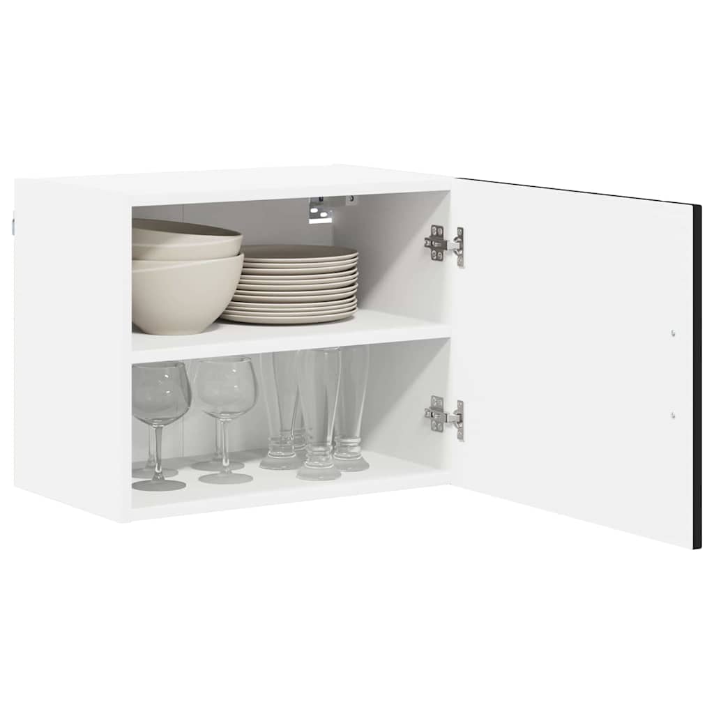 vidaXL Küchenschrank 2 pcs Schwarz 50 x 31 x 40 cm Holzwerkstoff