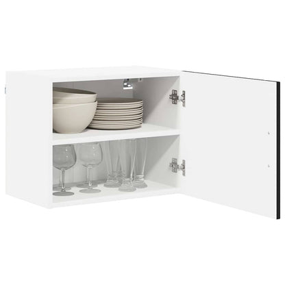 vidaXL Küchenschrank 2 pcs Schwarz 50 x 31 x 40 cm Holzwerkstoff