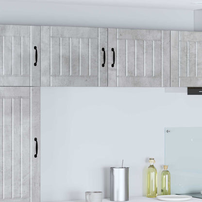 vidaXL Küchenschrank Lucca 2 pcs Beton Grau 50 x 31 x 40 cm