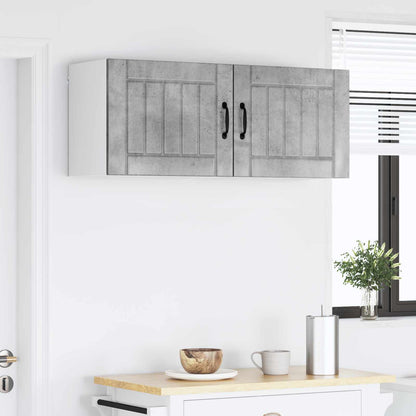 vidaXL Küchenschrank Lucca 2 pcs Beton Grau 50 x 31 x 40 cm