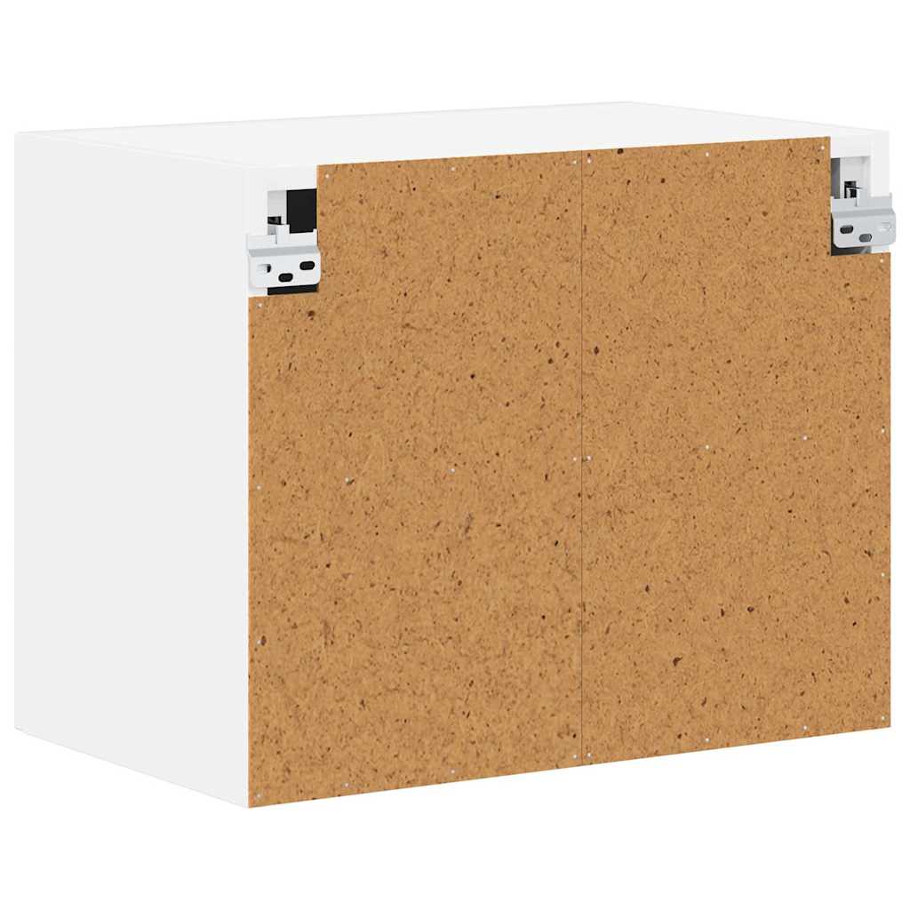 vidaXL Küchenschrank 2 pcs Hochglanz Weiß 50 x 31 x 40 cm