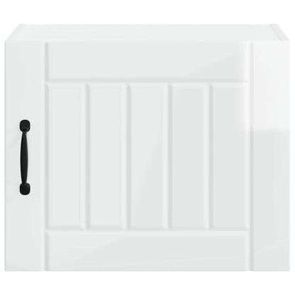 vidaXL Küchenschrank 2 pcs Hochglanz Weiß 50 x 31 x 40 cm