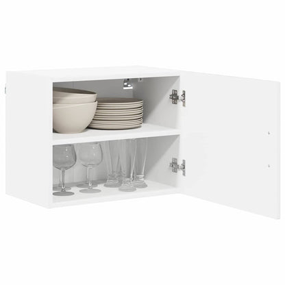 vidaXL Küchenschrank 2 pcs Hochglanz Weiß 50 x 31 x 40 cm
