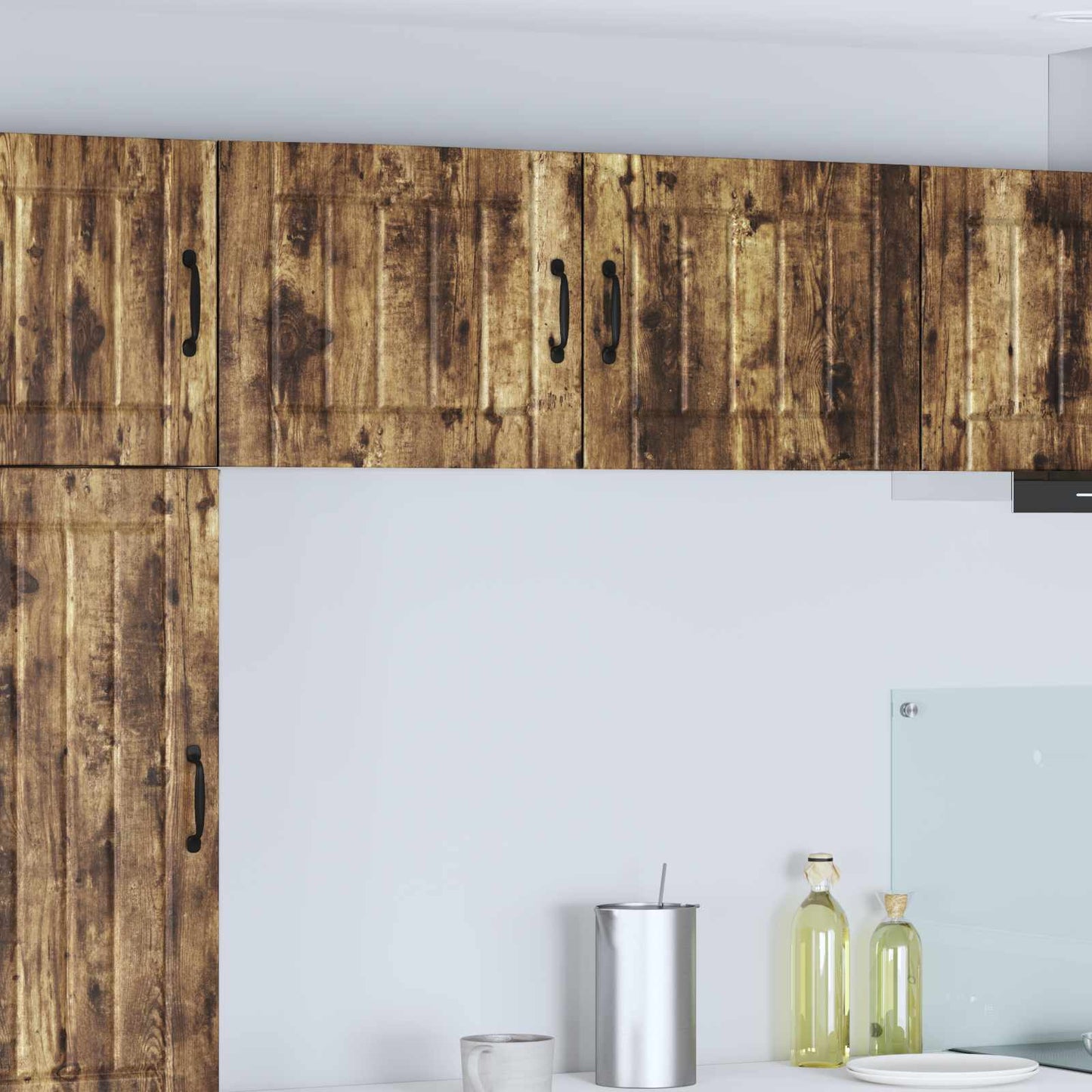 Küchenschrank 2 pcs Geräucherte Eiche 50 x 31 x 40 cm