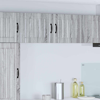 vidaXL Küchenschrank 2 pcs Graues Sonoma 50 x 31 x 40 cm Holzwerkstoff