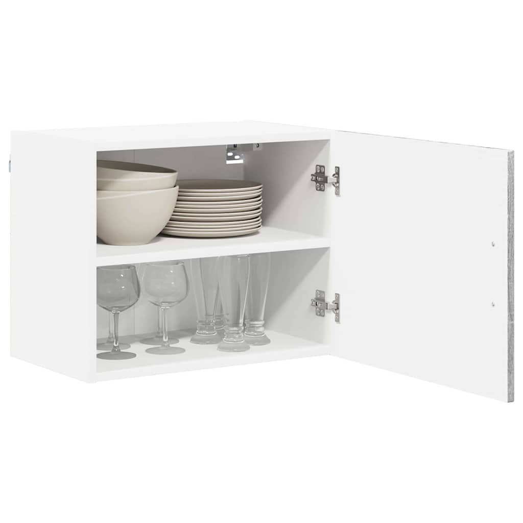 vidaXL Küchenschrank 2 pcs Graues Sonoma 50 x 31 x 40 cm Holzwerkstoff