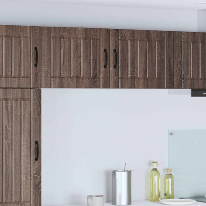 vidaXL Küchenschrank 2 pcs Braun Eichen-Optik 50 x 31 x 40 cm