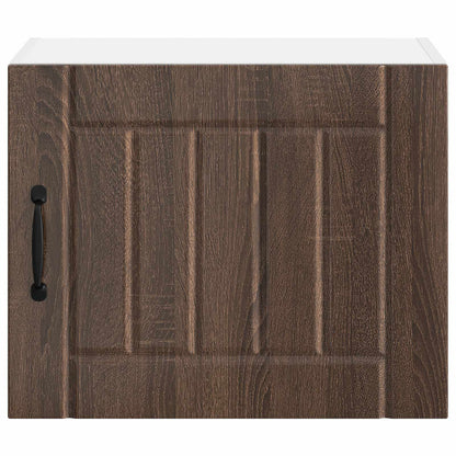 vidaXL Küchenschrank 2 pcs Braun Eichen-Optik 50 x 31 x 40 cm