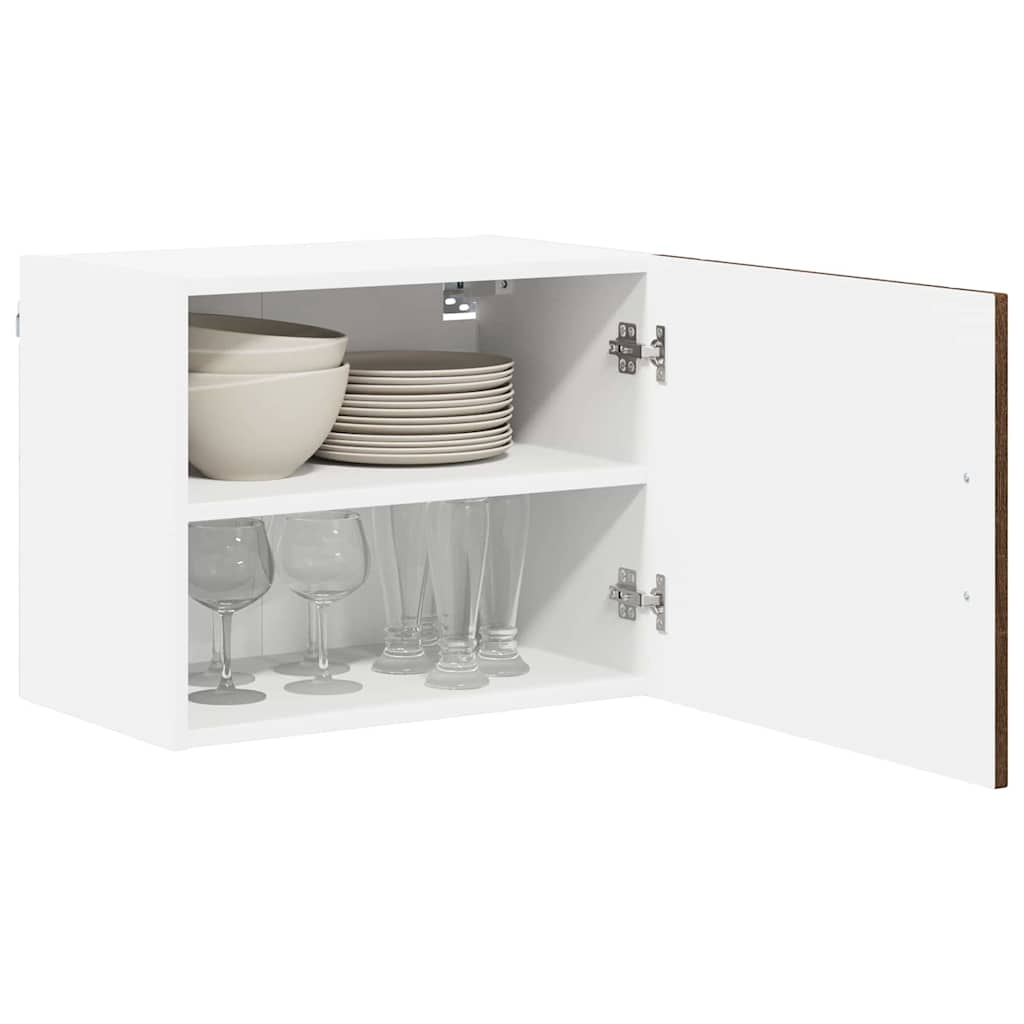 vidaXL Küchenschrank 2 pcs Braun Eichen-Optik 50 x 31 x 40 cm