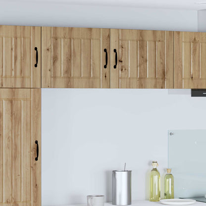 vidaXL Küchenschrank 2 pcs Artisan-Eiche 50 x 31 x 40 cm Holzwerkstoff