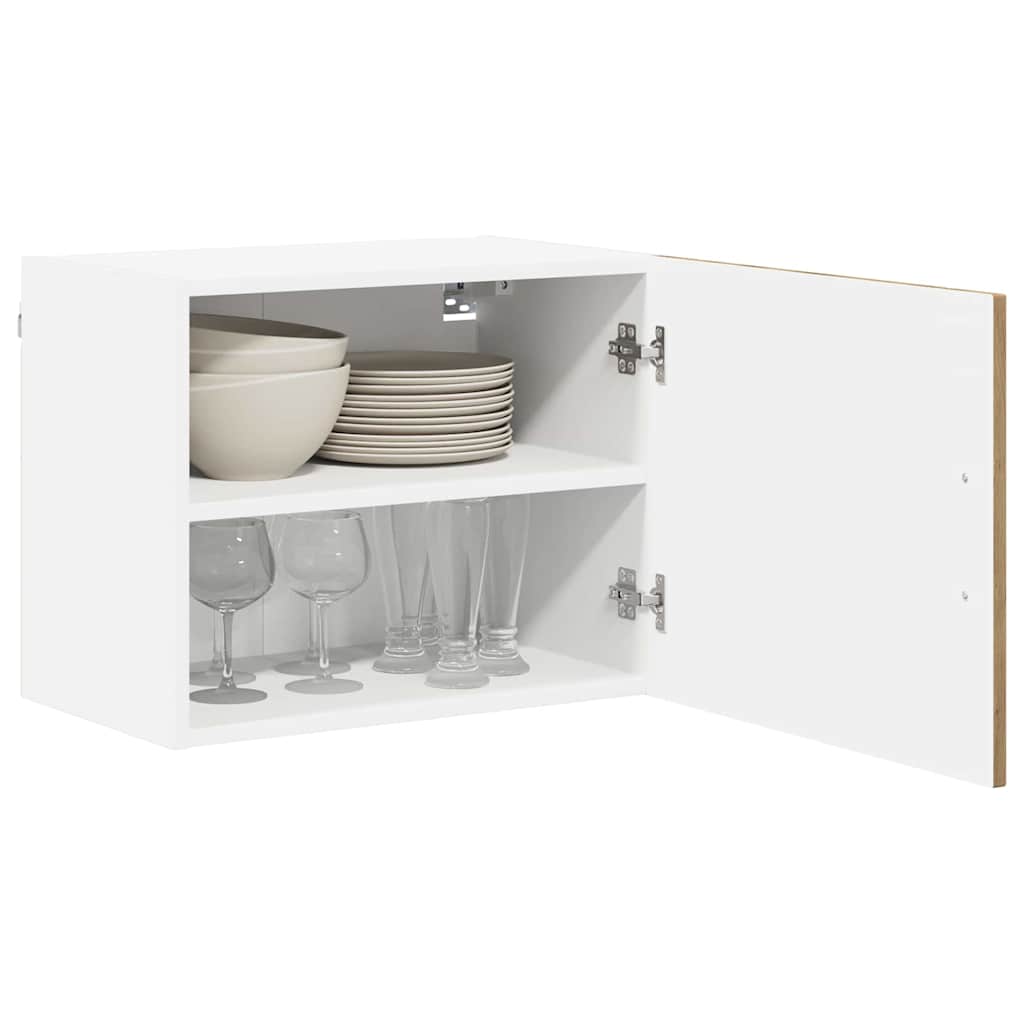vidaXL Küchenschrank 2 pcs Artisan-Eiche 50 x 31 x 40 cm Holzwerkstoff