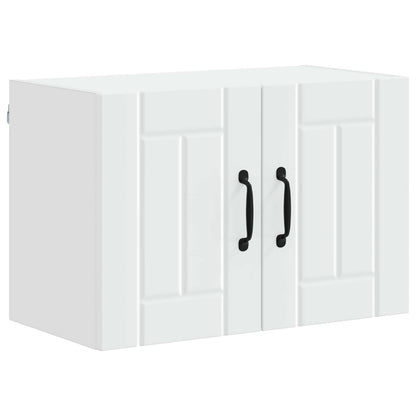 vidaXL Meuble haut de cuisine avec porte Blanc 60 x 31 x 40 cm Bois d'ingénierie