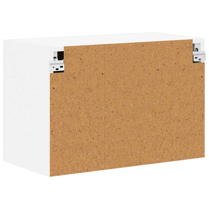 vidaXL Meuble haut de cuisine avec porte Blanc 60 x 31 x 40 cm Bois d'ingénierie