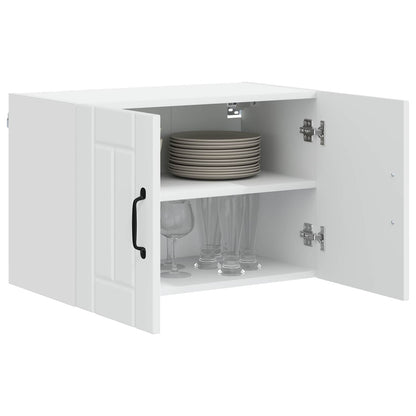 vidaXL Meuble haut de cuisine avec porte Blanc 60 x 31 x 40 cm Bois d'ingénierie