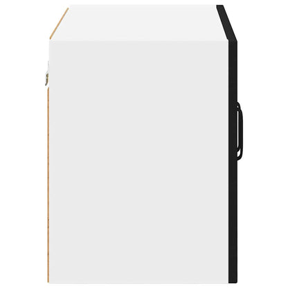 vidaXL Meuble haut de cuisine avec porte Noir 60 x 31 x 40 cm Bois d'ingénierie