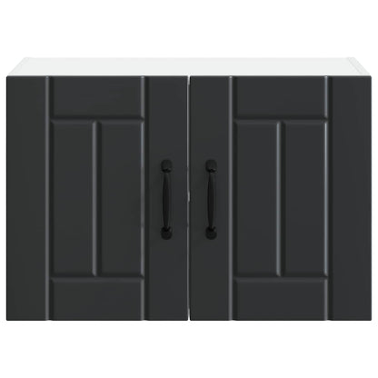 vidaXL Küchenschrank 2 pcs Schwarz 60 x 31 x 40 cm Holzwerkstoff