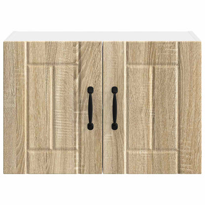 vidaXL Küchenwandschränke mit Tür 2 pcs Sonoma-Eiche 60 x 31 x 40 cm