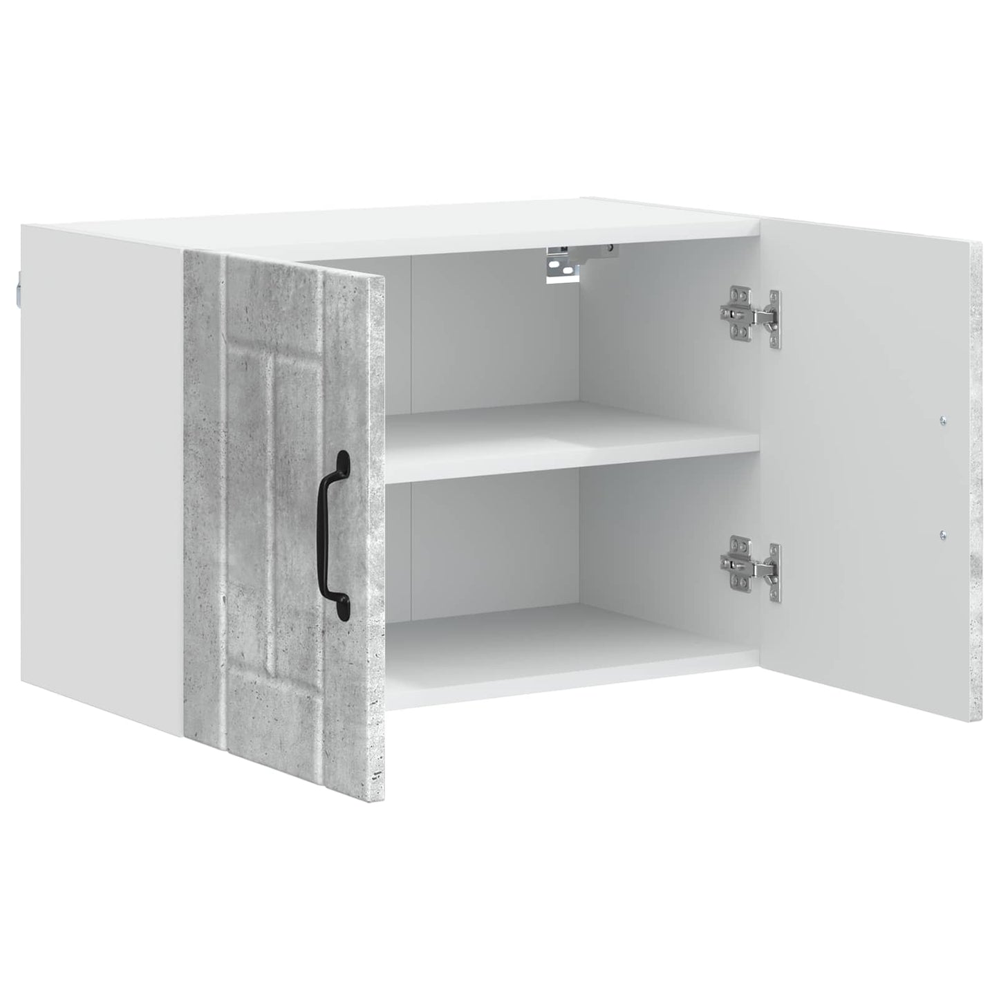 vidaXL Meuble haut de cuisine gris béton 60 x 31 x 40 cm en bois d'ingénierie