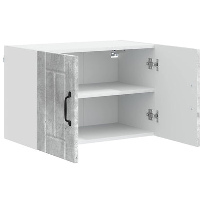 vidaXL Meuble haut de cuisine gris béton 60 x 31 x 40 cm en bois d'ingénierie