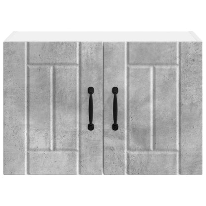 vidaXL Meuble haut de cuisine gris béton 60 x 31 x 40 cm en bois d'ingénierie