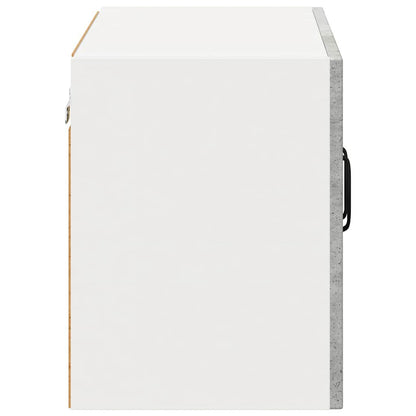 vidaXL Meuble haut de cuisine gris béton 60 x 31 x 40 cm en bois d'ingénierie