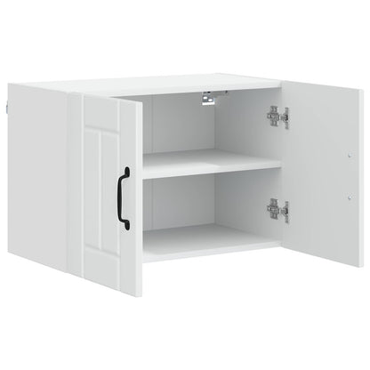 vidaXL Meuble haut de cuisine blanc brillant 60 x 31 x 40 cm Bois d'ingénierie