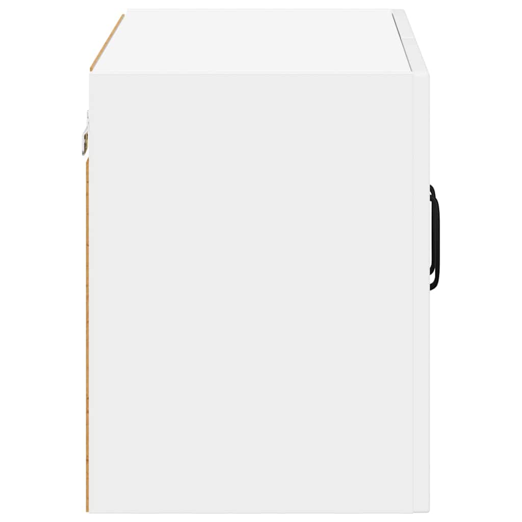 vidaXL Meuble haut de cuisine blanc brillant 60 x 31 x 40 cm Bois d'ingénierie
