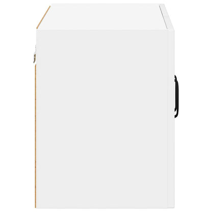 vidaXL Meuble haut de cuisine blanc brillant 60 x 31 x 40 cm Bois d'ingénierie
