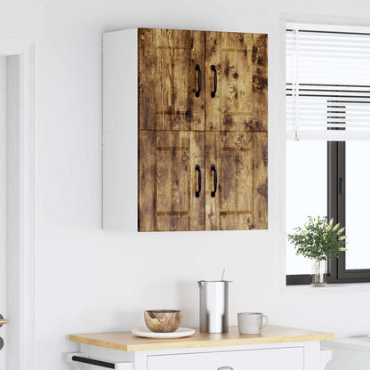vidaXL Éléments hauts de cuisine 2 pcs Chêne fumé 60 x 31 x 40 cm