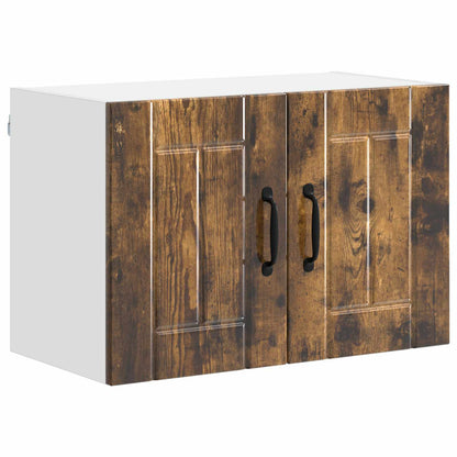 vidaXL Éléments hauts de cuisine 2 pcs Chêne fumé 60 x 31 x 40 cm
